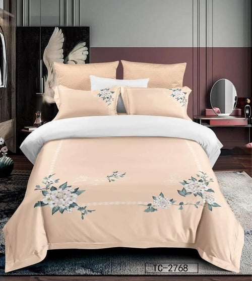 Flower Comforter Set 6 pieces - Double