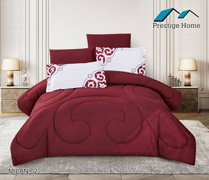 Milan Comforter Set 6 Pcs- Double