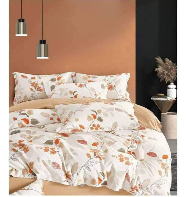 Cotton Autumn Bloom Bedding Set - Single