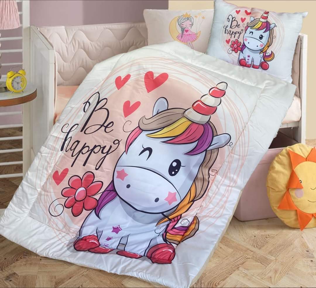 Unicorn Baby Comforter Set