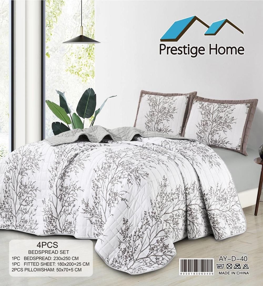 Focus Bedspread - 4 Pieces Double