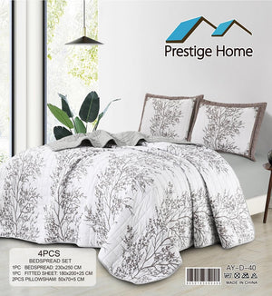 Focus Bedspread - 4 Pieces Double