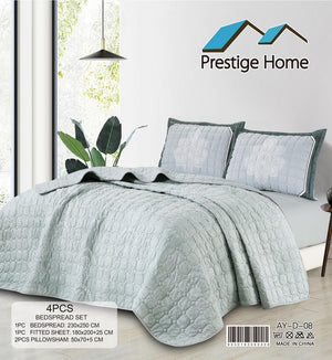 Azalea Bedspread - 4 Pieces Double