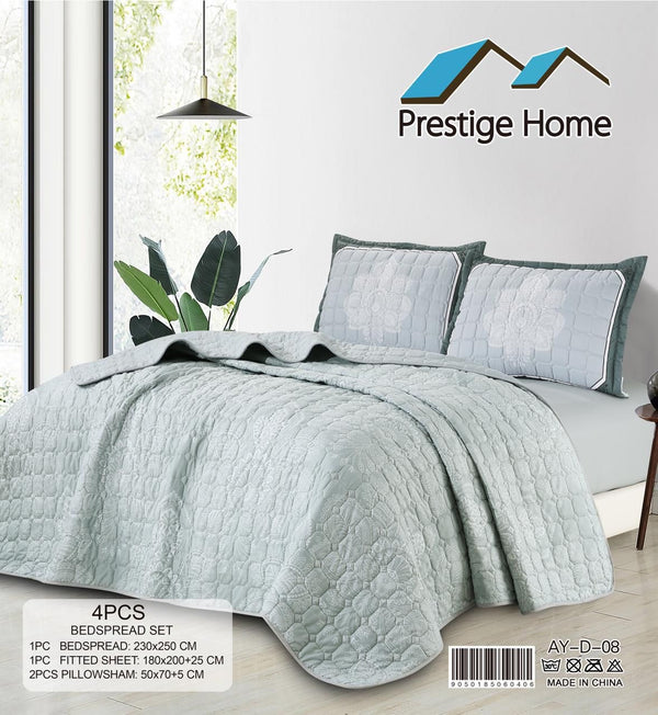 Azalea Bedspread - 4 Pieces Double