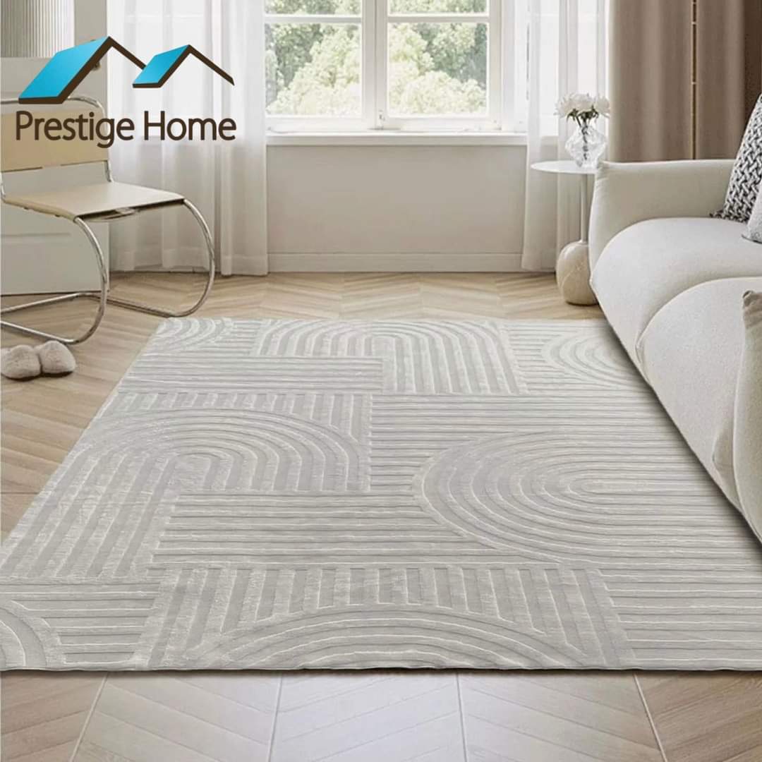 Rabbit Rainbow Carpet - Cream