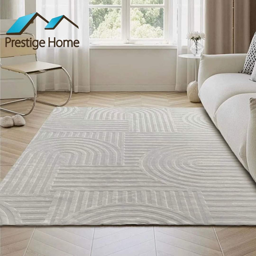 Rabbit Rainbow Carpet - Cream