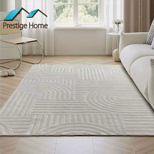 Rabbit Rainbow Carpet - Cream