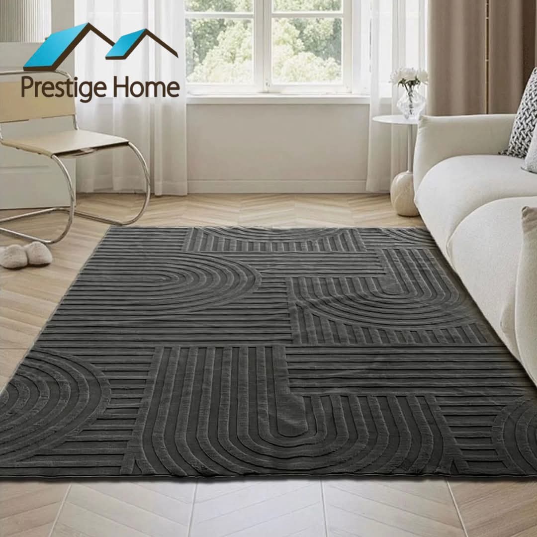 Rabbit Rainbow Carpet - Dark Gray