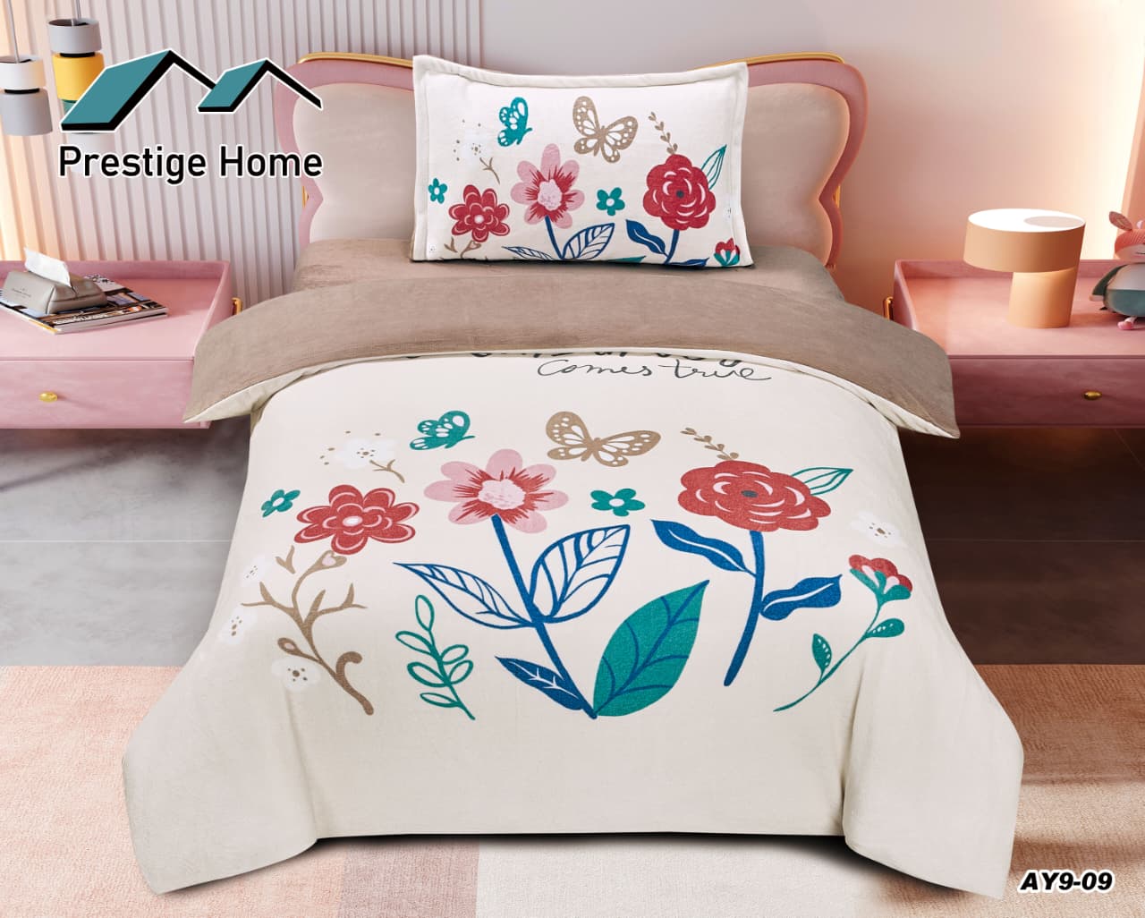 Floral Whisper Kids Comforter Set