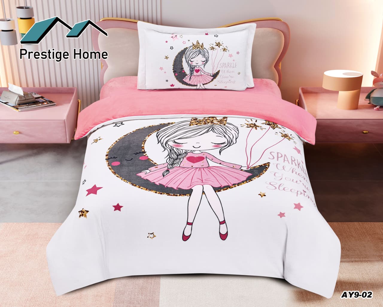 Moonlight Fairy Kids Comforter Set