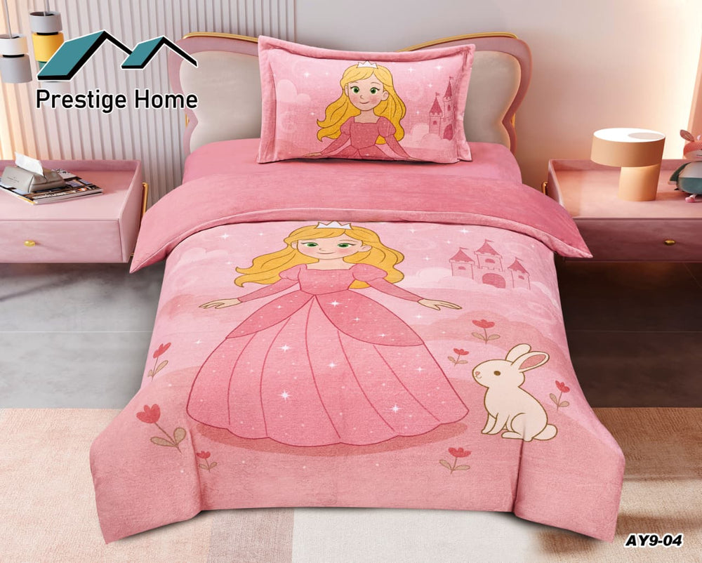 Little Princess & Rabbit Kids Comforter Set