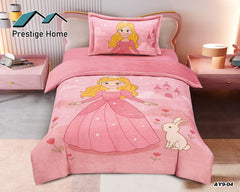 Little Princess & Rabbit Kids Comforter Set