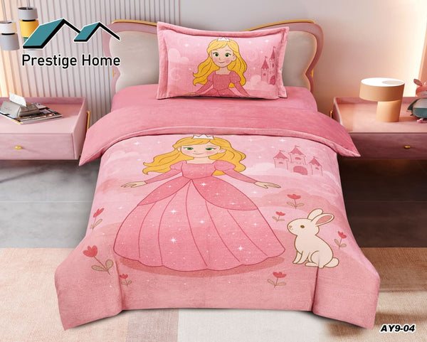 Little Princess & Rabbit Kids Comforter Set