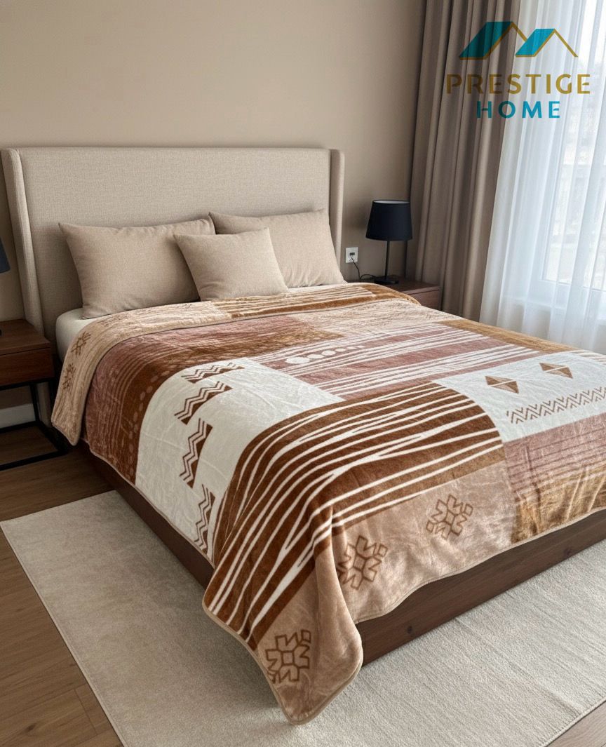 Cleo Printed Blanket - Double