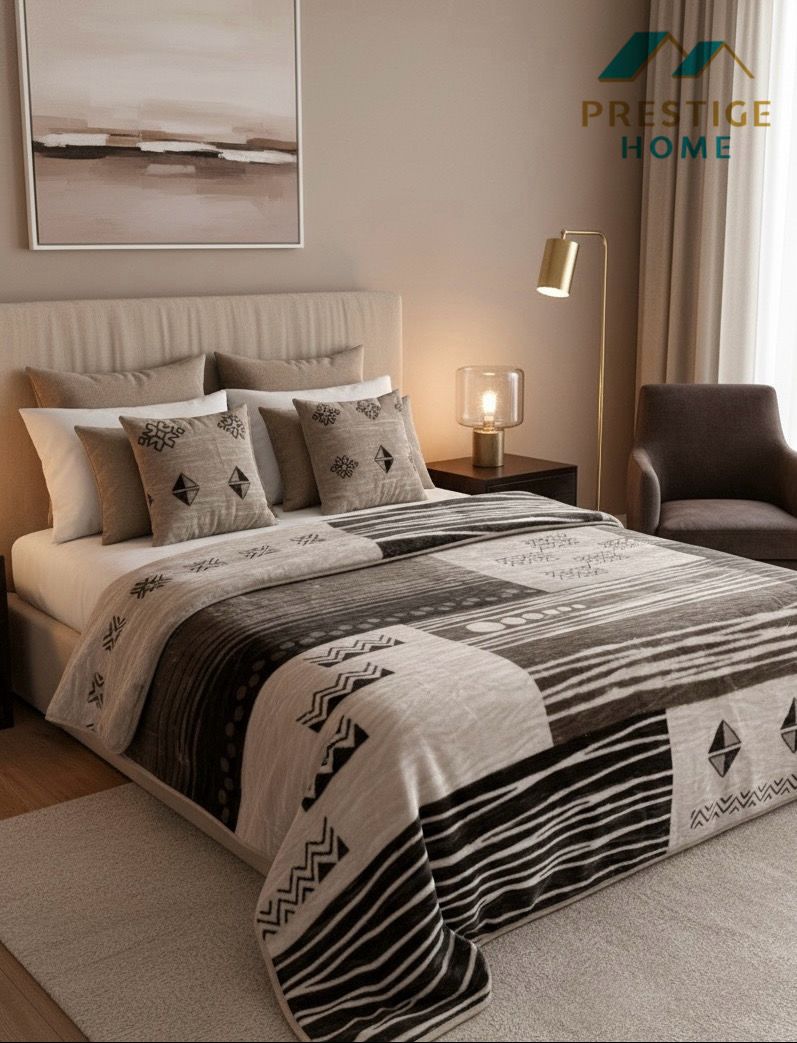 Cleo Printed Blanket - Double