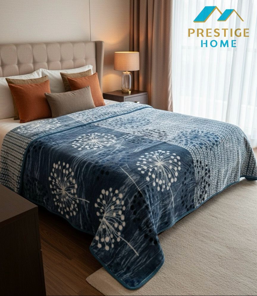 Dandelion Printed Blanket - Double