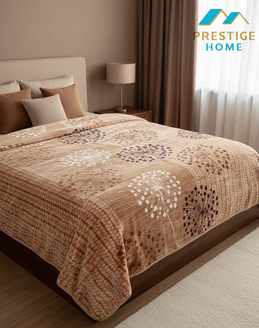 Dandelion Printed Blanket - Double