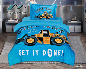 Truck Bedspread Set - 3 Pieces