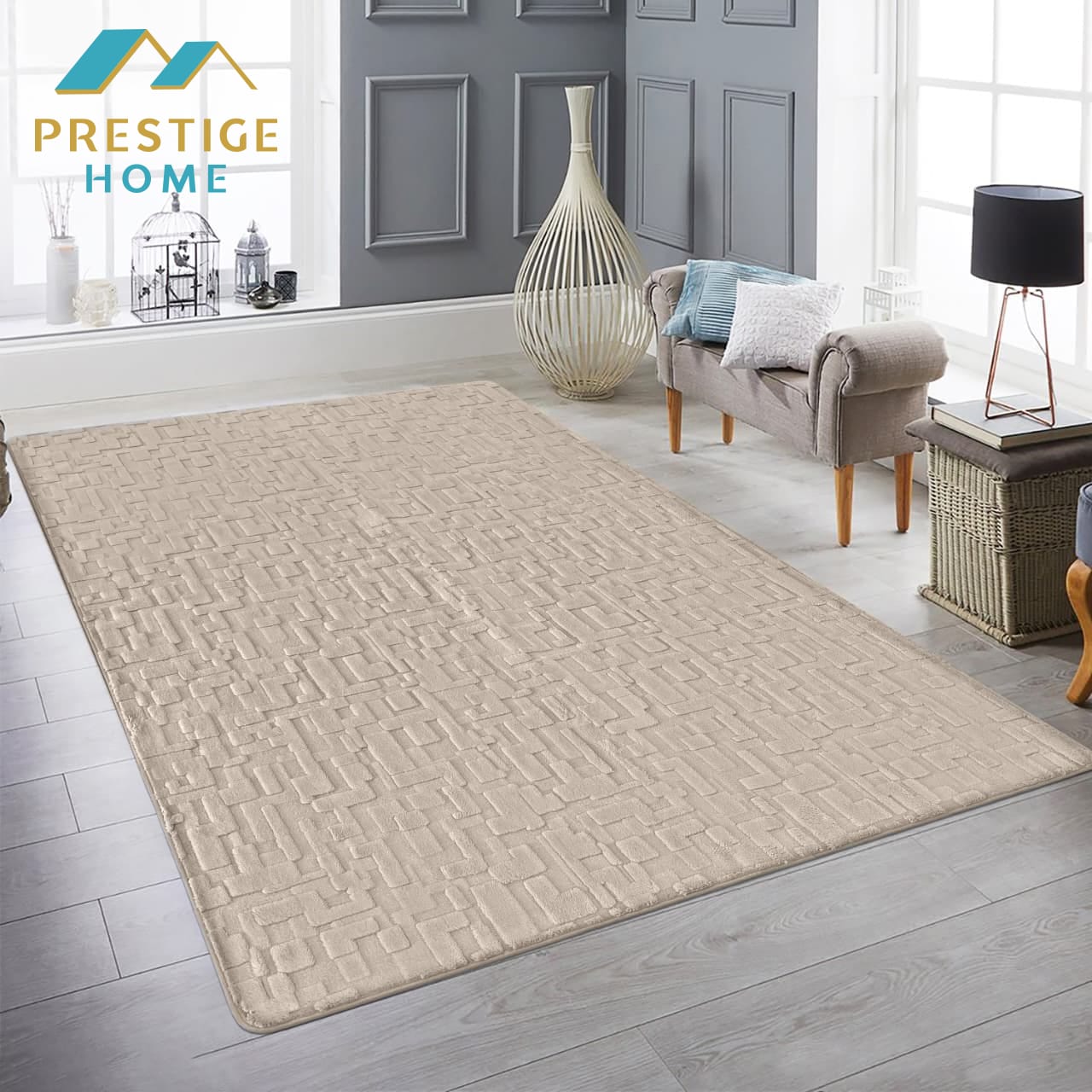 Plaza Fur Mat Set - 2 Pcs