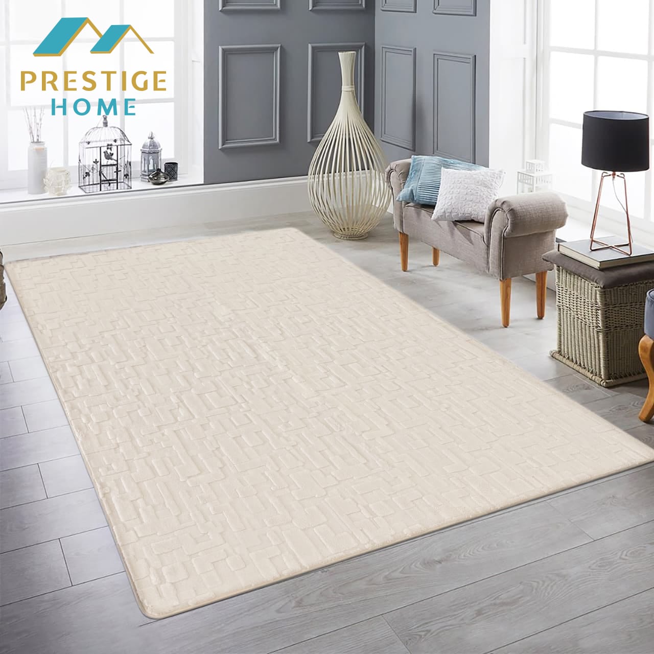 Plaza Fur Carpet - Beige