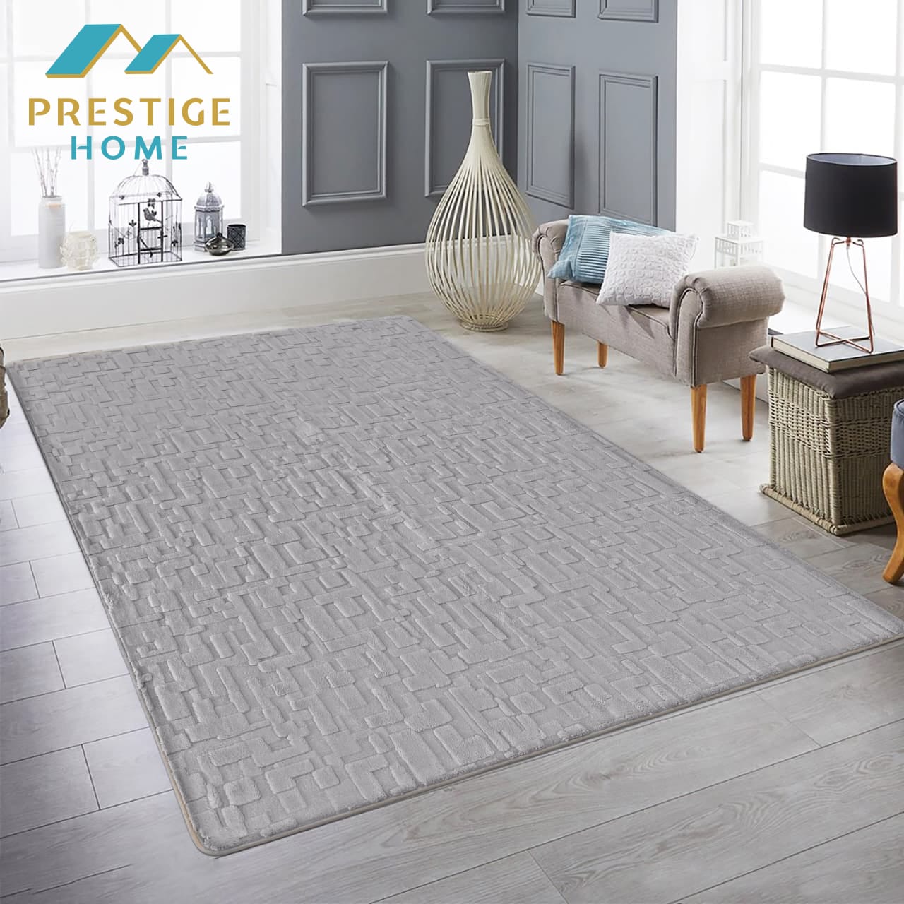 Plaza Fur Mat Set - 2 Pcs