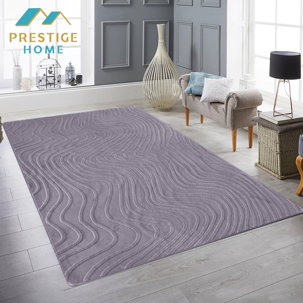 Oasis Fur Carpet - Gray