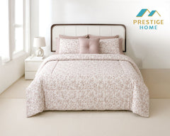 Pink Meadow Comforter Set 7 pcs - King