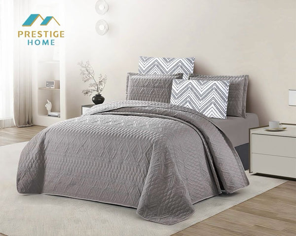 Linen Bedspread Set - Double