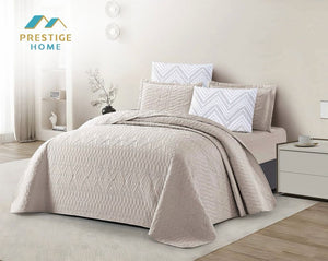 Linen Bedspread Set - Double