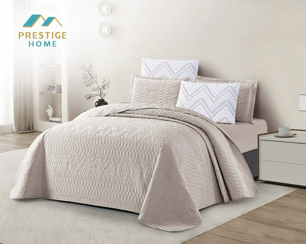 Linen Bedspread Set - Double