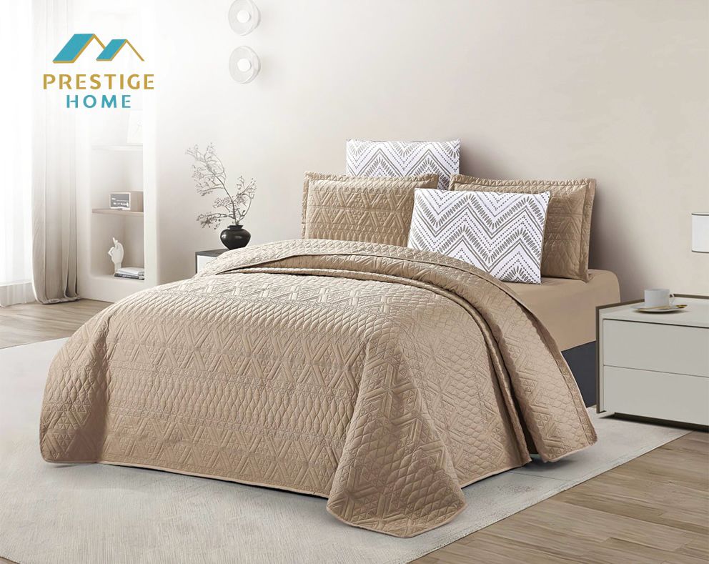 Linen Bedspread Set - Double