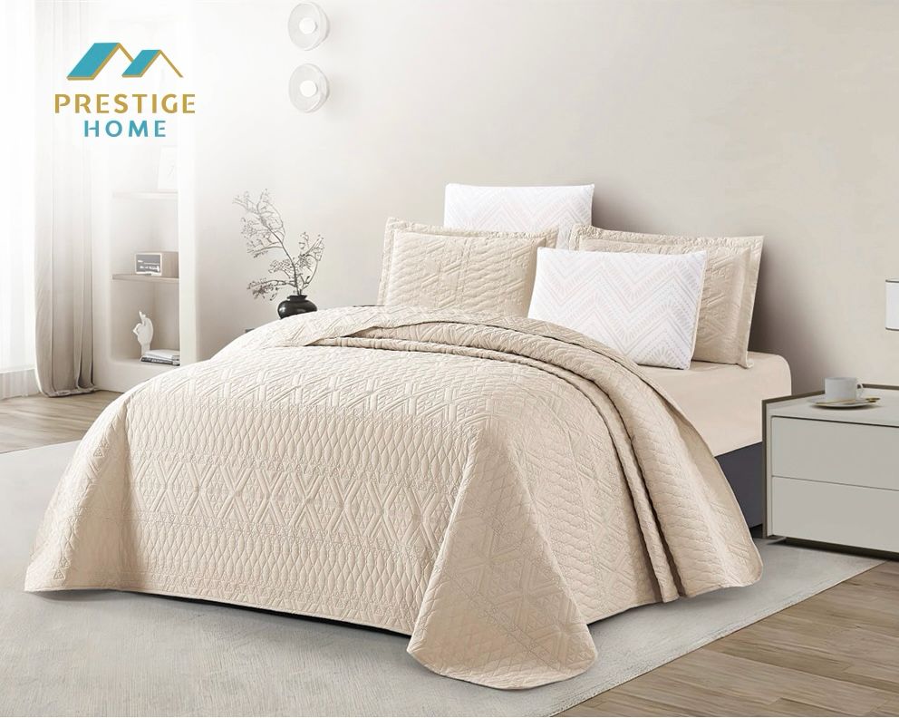Linen Bedspread Set - Single