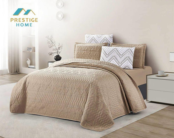 Linen Bedspread Set - Double
