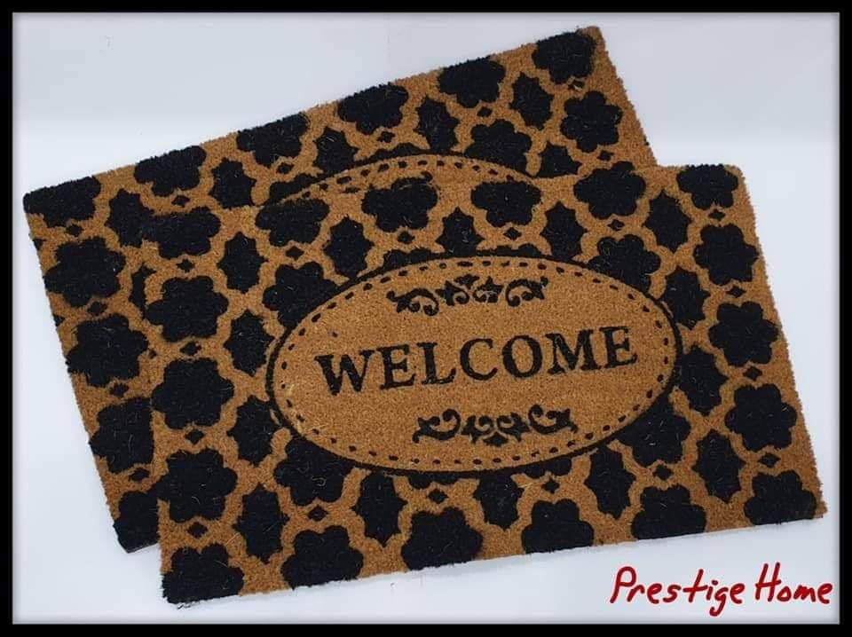 Leopard Print Welcome Outdoor Mat - 45x75 cm