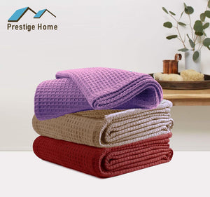 Pique Waffle Blanket - Single