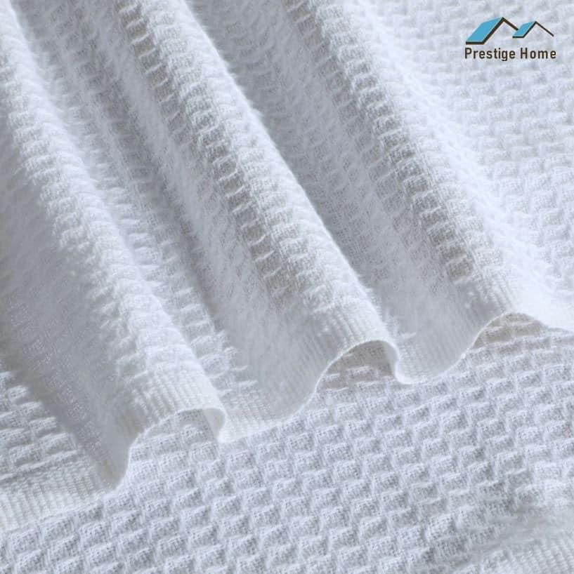 Pique Waffle Blanket - Single