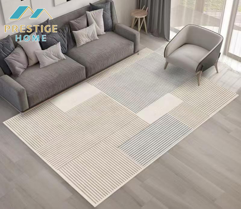 Linen Grid Rug
