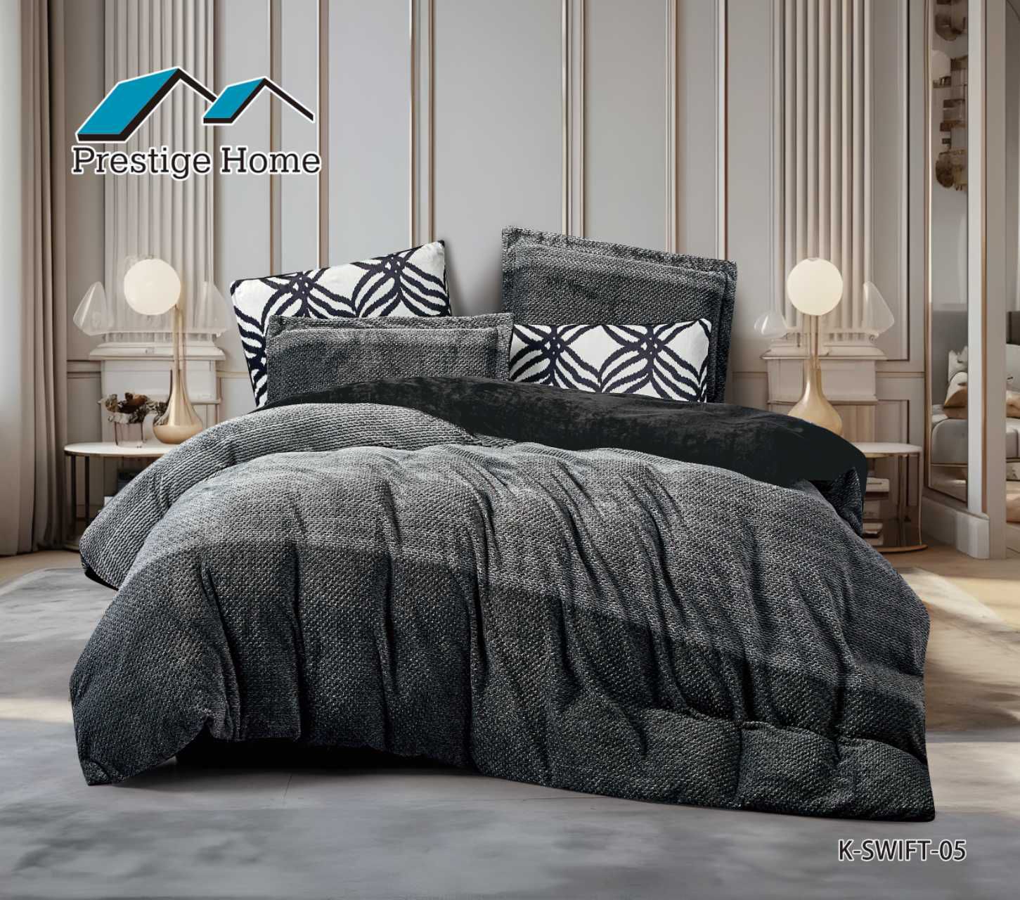 K-Swift Comforter Set - Double