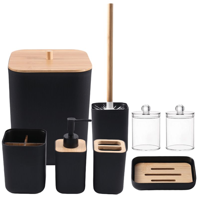 Modern Square Bathroom Accessories Set