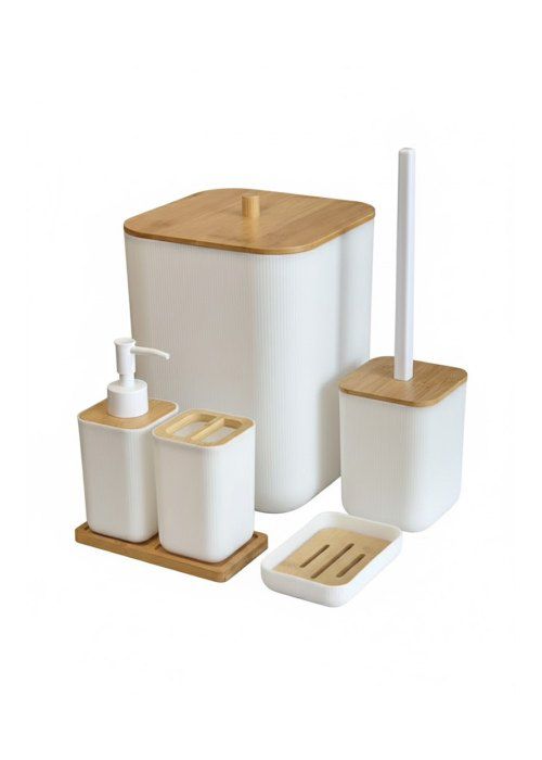 Modern Square Bathroom Accessories Set