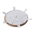 Marble Pizza Set 6 Pieces