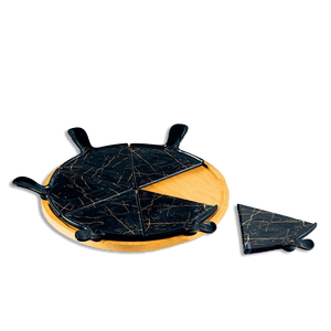 Marble Pizza Set 6 Pieces