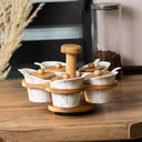 5 Pieces Marble Pots
