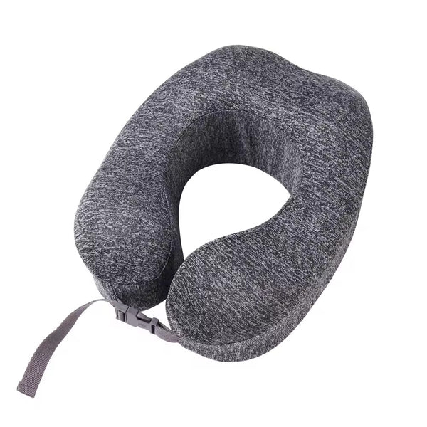 ErgoComfort Memory Foam Travel Neck Pillow