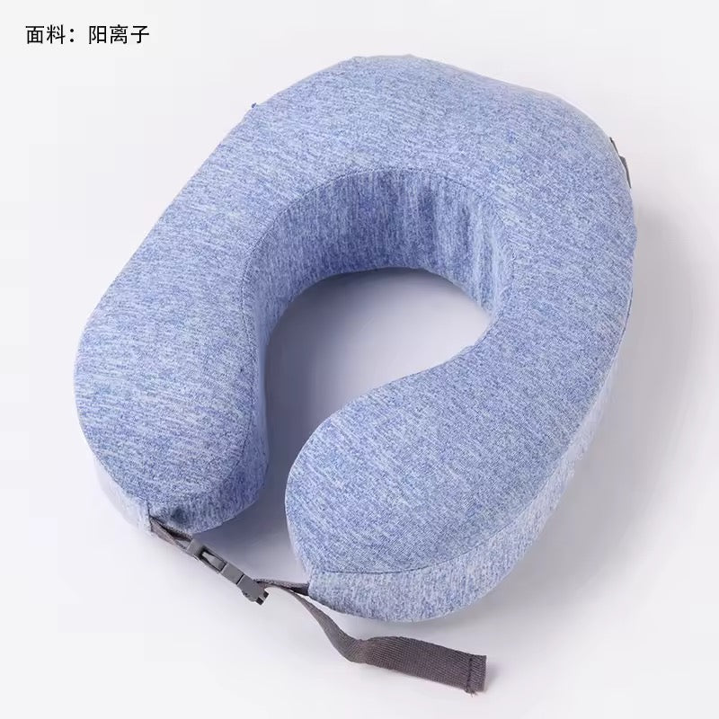 ErgoComfort Memory Foam Travel Neck Pillow