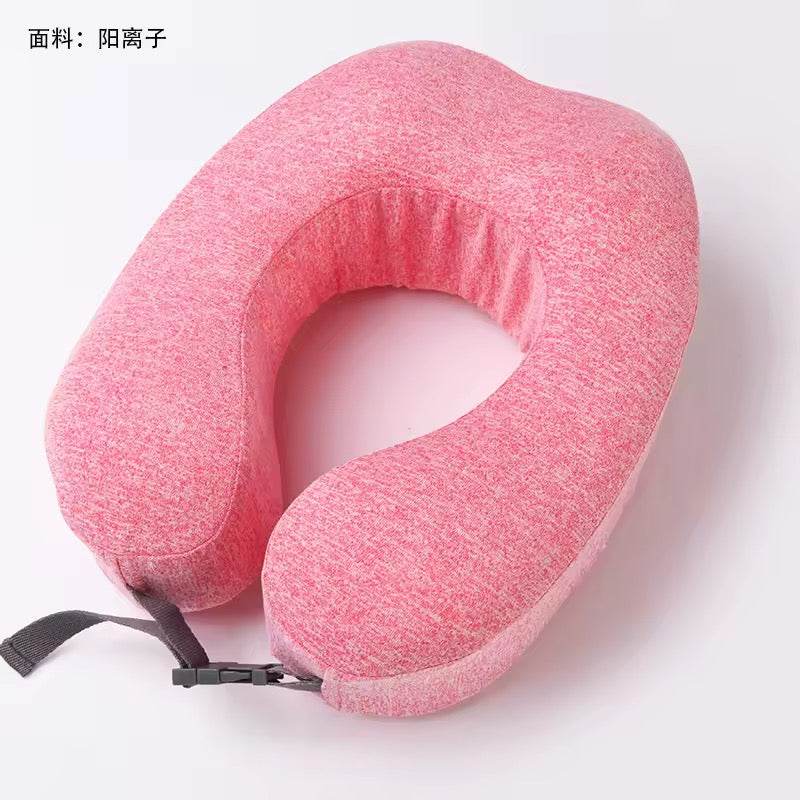 ErgoComfort Memory Foam Travel Neck Pillow