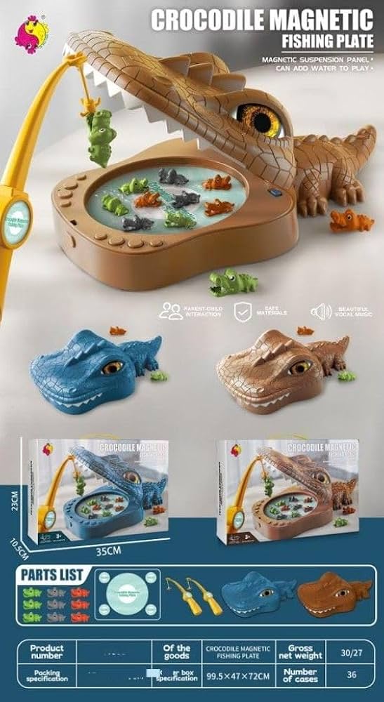 Crocodile Magnetic Fishing Plate