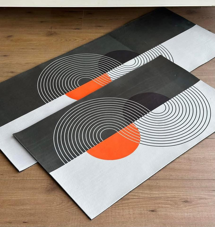 Indoor Rug Set Wavy Sun