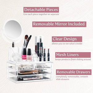Acrylic Cosmetic Makeup Organizer