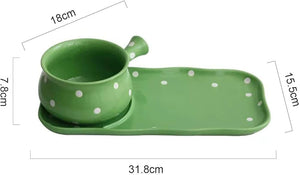 Green Dot Breakfast Set